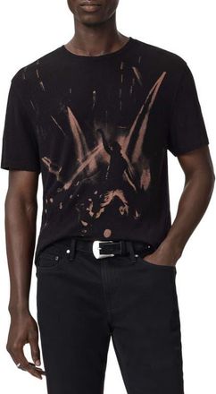 John Varvatos Disco Lights Graphic T-Shirt in Black at Nordstrom, Size Xx-Large