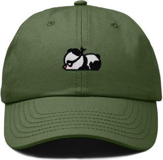Dalix Pandit Panda Dad Cap in Olive at Nordstrom