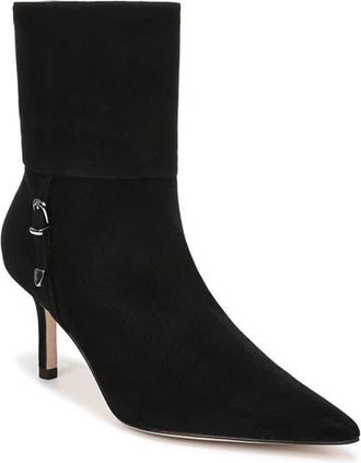 Favorite Daughter Tamra Pointed Toe Bootie in Black Suede at Nordstrom, Size 9.5