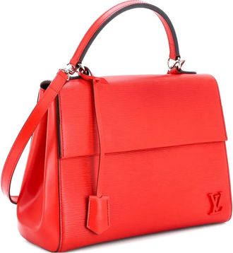 Louis Vuitton Cluny Top Handle Bag Epi Leather MM satchel - Rood