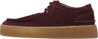 Voile Blanche Janette Su&egrave;de Sneakers - Dames - Veterschoenen - Rood - 38 EU - Su&egrave;de - Schoenen