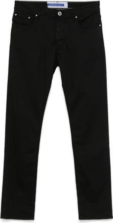 Jacob Cohen Slim Bard Broeken - Heren - Slim Fit Broeken - Zwart - W33 - Katoen - Broeken