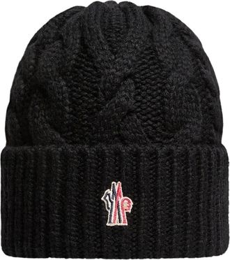 Moncler Berretto Tricot - - Accessories - Donna - Nero - ONE SIZE