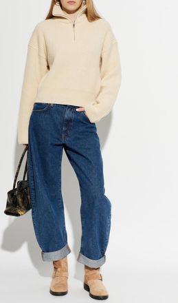 Frame Denim High-waisted Jeans, Womens, Navy Blue