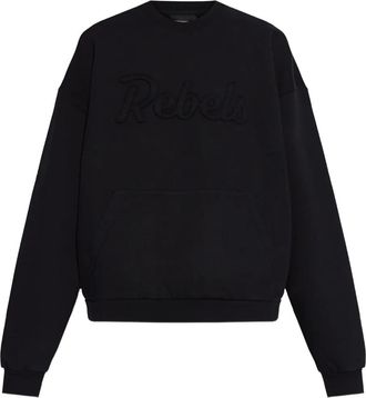 Dsquared2 Felpa con tasca Rebels - Nero