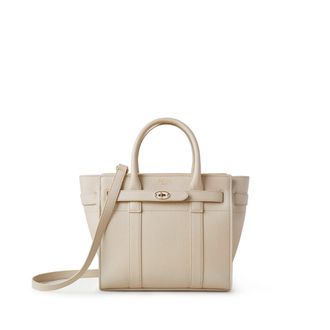 Mulberry Womens Mini Zipped Bayswater - Chalk