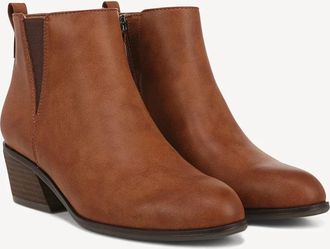Dr. Scholls Womens Dr. Scholls Lacey Booties Honey Faux Leather Ankle Boots RHS7052