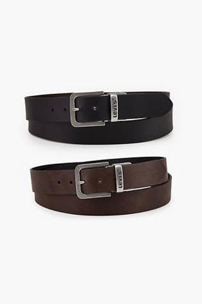 Levi's Cintur&oacute;n reversible con hebilla (tallas grandes) - Hombre - 130 - Marr&oacute;n / Brown