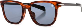 Eyewear by David Beckham Klassieke vierkante zonnebril van acetaat - Heren - Zonnebrillen - Bruin - ONE Size - Accessoires
