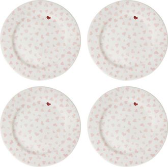 Juliska Love You More Set of 4 Dessert/Salad Plates in Pink at Nordstrom
