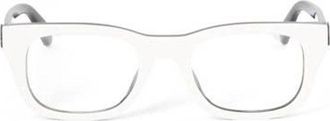 Off-white OERJ07NSTYLE7N0100 White Acetate Frame Eyeglasses - White