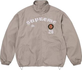 SUPREME FW26 x Umbro Cotton Ripstop Track Jacket Grey SUP-FW26-087-GRY