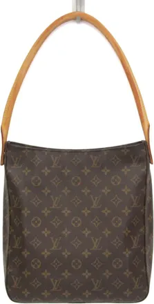Louis Vuitton Looping Monogram Canvas Brown Canvas Handbag (Pre-Owned)