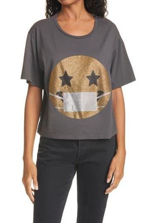 Le Superbe Keep Smiling Graphic T-Shirt in Washed Black at Nordstrom Rack, Size Small