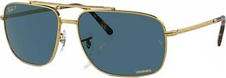 Ray-Ban Mens Pillow Sunglasses In Blue Chromance