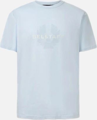 Belstaff Mens Belstaff Surface T-Shirt Sky Blue - Size: 40