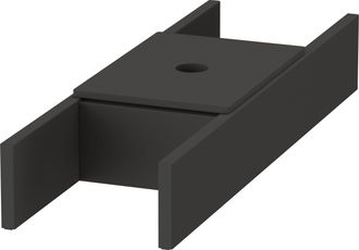 Duravit Separador Interior Reequipable De Duravit Incl. Tapa, Negro