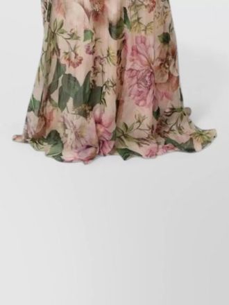 Dolce & Gabbana silk floral maxi dress