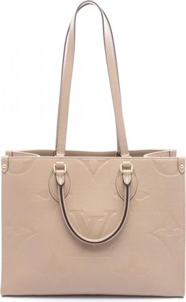 Louis Vuitton Beige Tourterelle Monogram Empreinte Tote Bag (Pre-Owned)