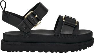 UGG Goldenstar Villa Sandalen - Dames - Sandalen - Zwart - 41 EU - Polyester - Schoenen