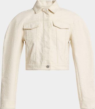 Jacquemus The Oval Denim Coat