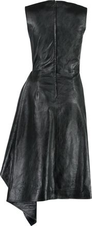 Bottega Veneta Womens Leather Dress Forest Lamb