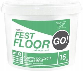 OEM Festfloor Go 15 Kg - Microcemento Ff9000-n Gris 9
