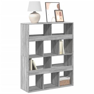Berkfield Home Bookcase Grey Sonoma 100x33x125.5 cm Engineered Wood