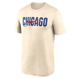 Nike Chicago Cubs Swoosh Legend Nike Mens Dri-FIT MLB T-Shirt in Brown | NKGK15AEJ-RSQ