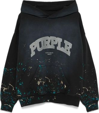 Purple Heren, Sweatshirts & Hoodies, Zwart, Maat: M
