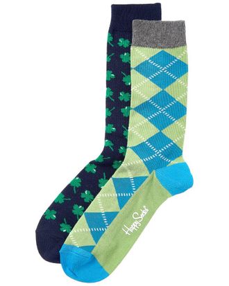 Happy Socks 2Pk Clover Socks