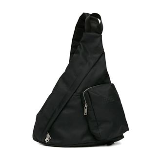 Maison Margiela Japanese Nylon Sling Bag - female - MM6 Maison Margiela - Cross Body Bags - Black - ONE SIZE - Bags