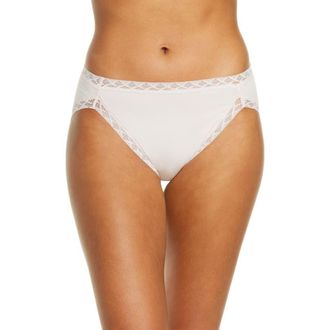 Natori Bliss Cotton French Cut Briefs in Pink Pearl at Nordstrom, Size Xx-Large