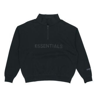 Fear of God FW20 Half Zip Sweatshirt Black 0192250500211001