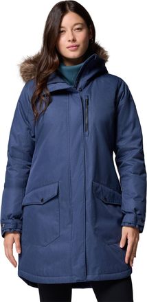 Columbia Womens First Generation Suttle Mountain Long Insulated Jacket, Collegiate Navy, 2X