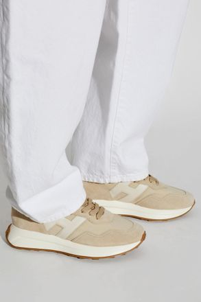 Hogan Sport Shoes H641, Womens, Beige