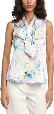 Tahari by ASL Tahari Asl Petite Hammer Satin Blouse