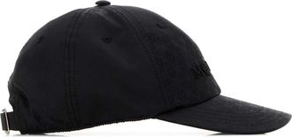 Alexander McQueen Mens Cap Nylon Baseball Black Tpolyamide