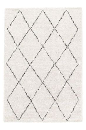 AFK Living Alfombra shaggy estilo bereber suave y voluminosa 80 x 150 cm