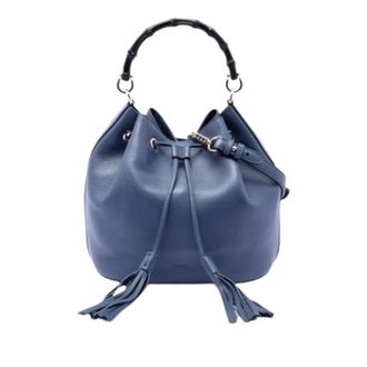 Gucci Pre-owned Bucket Bags, female, Blue, Size: ONE SIZE Pre-owned Bucket Bag