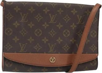 Louis Vuitton Pre-owned Cross Body Bags, female, Brown, Size: ONE SIZE Pre-owned Canvas Cross Body Bag