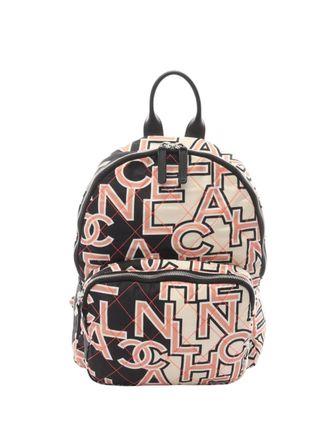 Chanel 2019 Quilted Canvas backpack - Black