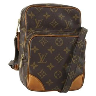 Louis Vuitton Pre-owned Cross Body Bags, female, Brown, Size: ONE SIZE Pre-owned Canvas Cross Body Bag