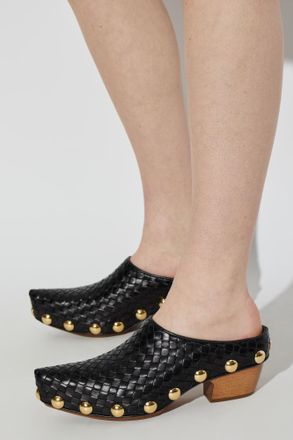 Bottega Veneta Heeled Mules Gondola, Womens, Black