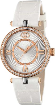 Gucci Model 2000 Quartz Silver Dial Ladies Watch YA167509