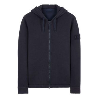 Stone Island Ghost Piece Hooded Full-zip Jacket Black 7915632F3-V0020