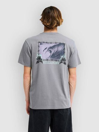 Billabong Retro Poster Camiseta gris