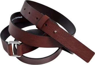 Bitte Kai Rand Dubbele leren riem - Dames - Riemen - Bruin - XL - Leer - Accessoires