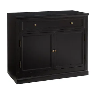 Ballard Designs Tuscan Cabinet - Black - Ballard Designs