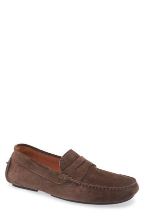 Gentle Souls Redondo Penny Loafer in Brown Suede at Nordstrom, Size 10.5